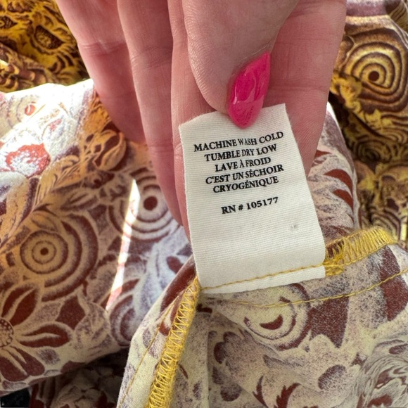 Ulla Johnson - Nanette Brown Floral Midi Dress Sz 4 - Picture 10 of 10